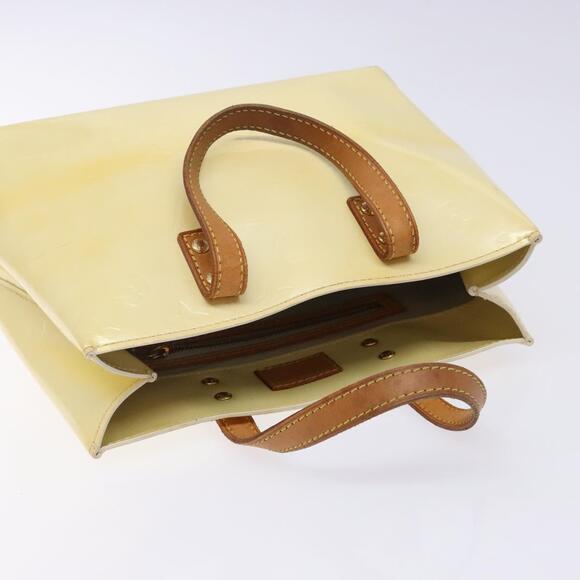 LOUIS VUITTON Monogram Vernis Reade PM Hand Bag Perle M91336 - Picture 6 of 12